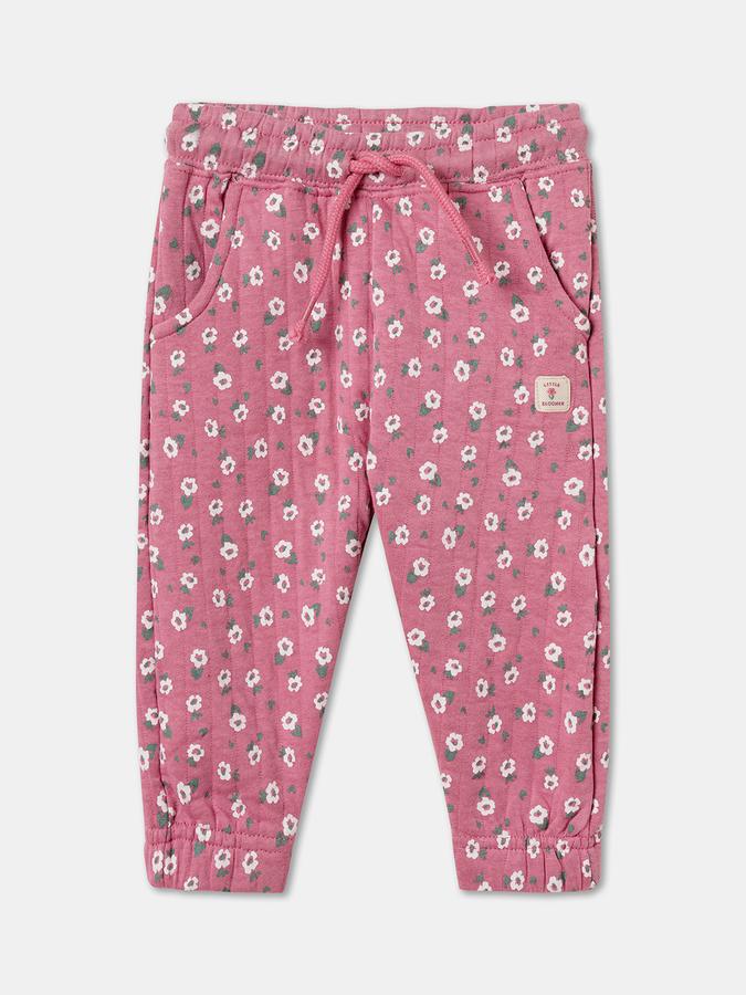 R&B Girls' Red Printed Co-ord Set