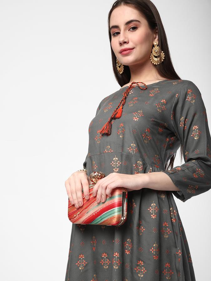 R&B Grey Women Kurtas image number 0