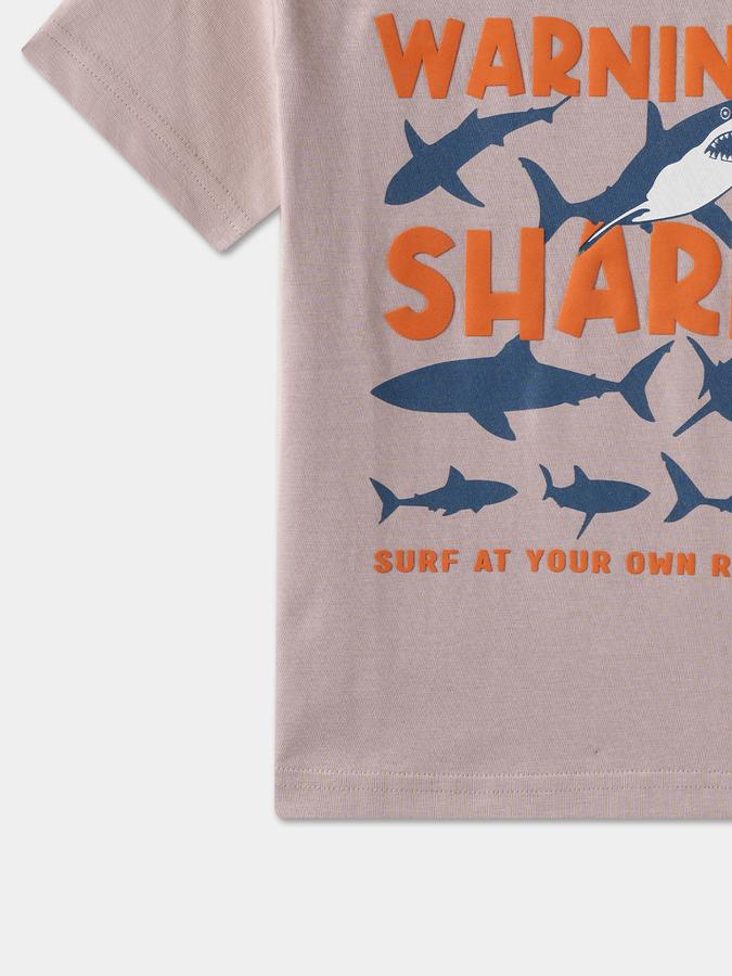 Boys Graphic Print Pure Cotton Regular T Shirt image number 3