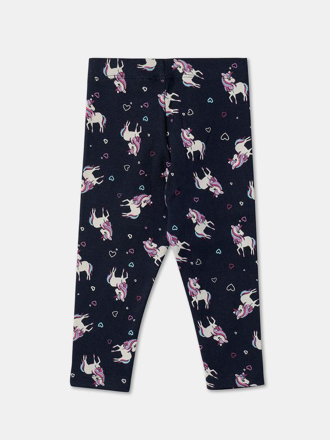 Girls Unicorn Print Leggings image number 1