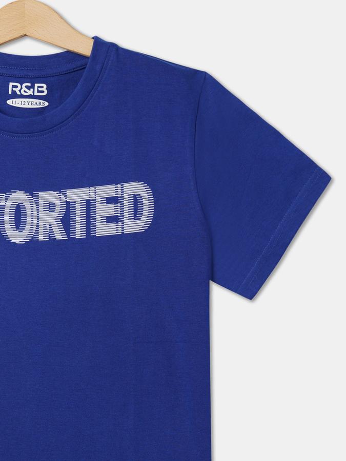 Boys Relaxed Fit Round-Neck T-Shirt image number 2