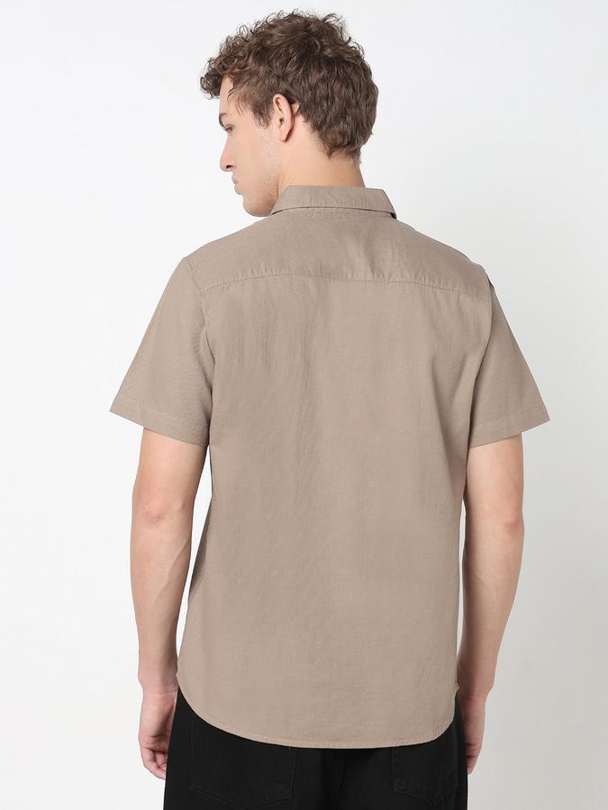 R&B MENS Long sleeves Casual Solid SHIRT image number 3