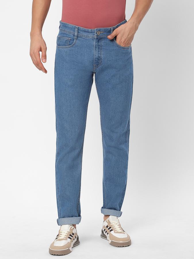 R&B Men's Basic Slim Fit Jeans image number 0