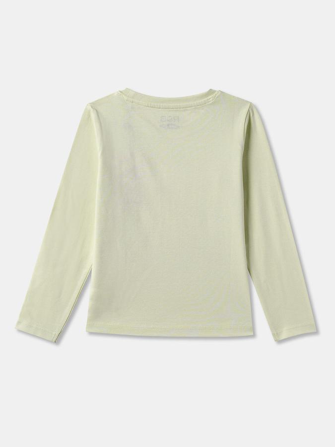Girls Graphic Print Pure Cotton Regular T Shirt image number 1