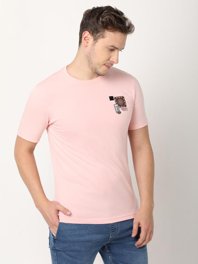 Men Regular Fit Round-Neck T-Shirt image number 1