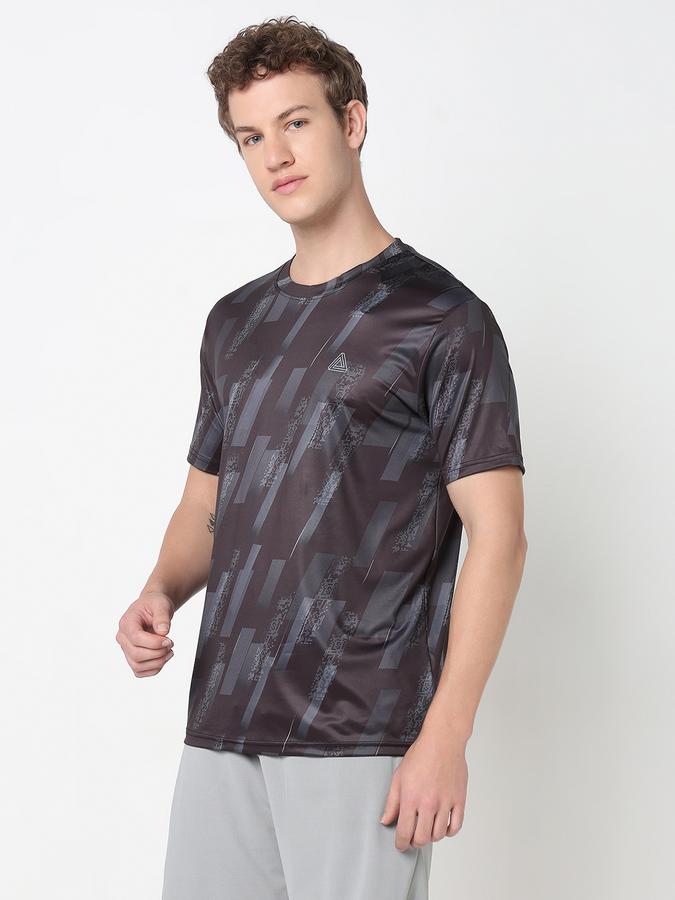 Printed T-Shirt with Crew Neck and Short Sleeves image number 2