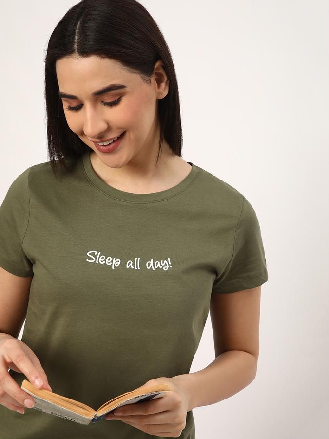 Women Paisley Print Pyjamas & T-Shirt Set