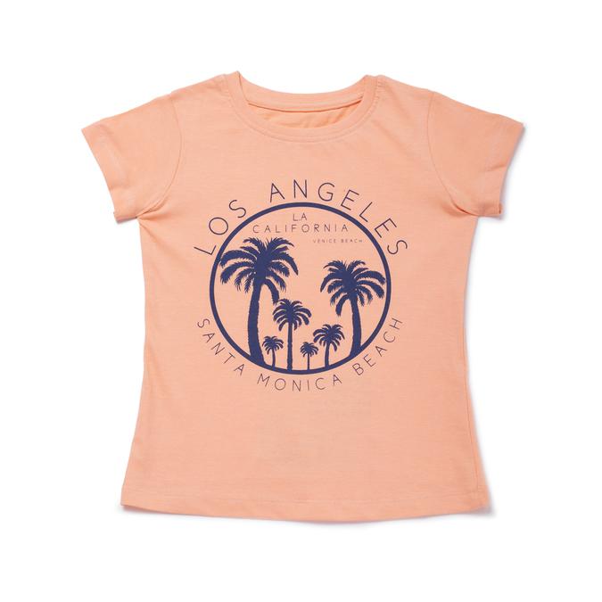 R&B Round Neck Coral T-Shirt image number 0