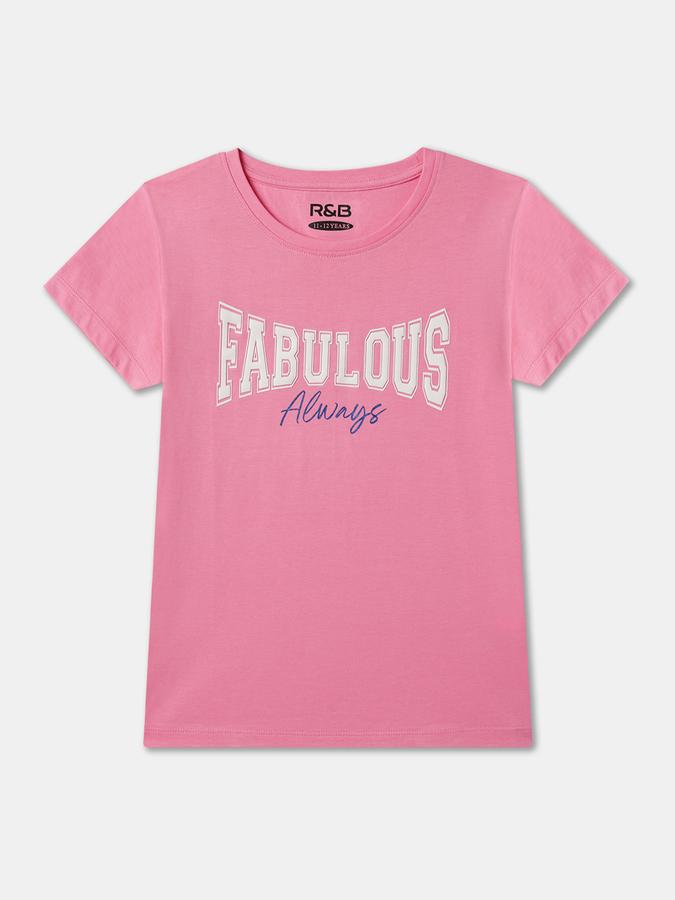 Typographic Print Regular Fit T-Shirt image number 0