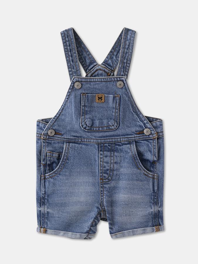 Dungaree For Baby Boys Printed Pure Cotton image number 3