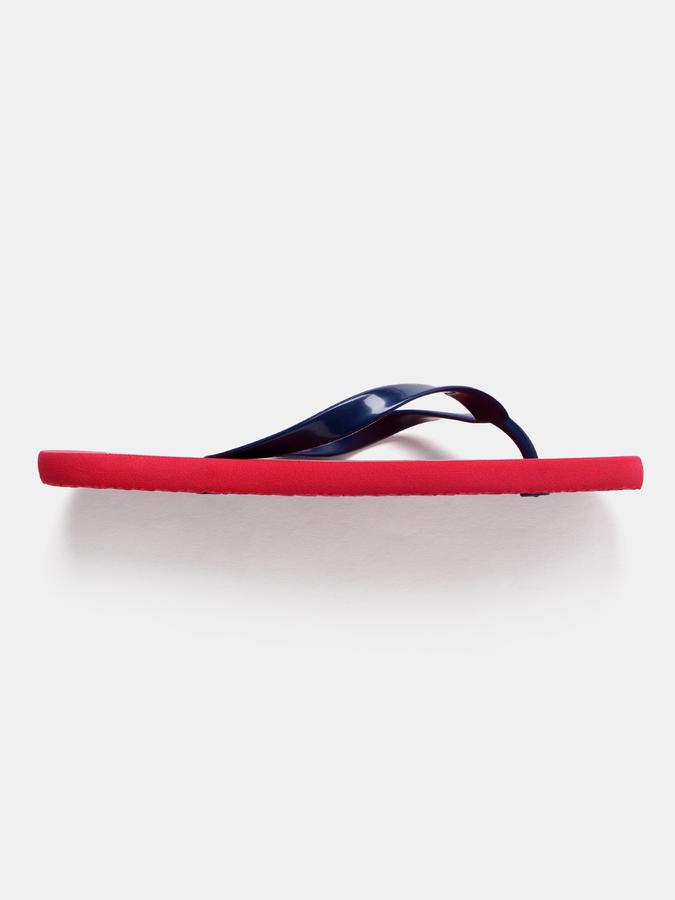R&B Men Red Flip Flops image number 1