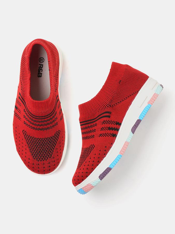 R&B Boys Flyknit Slip On Sneakers