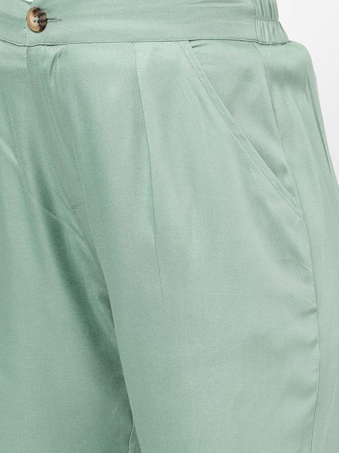 R&B Women's Solid Peg Trousers image number 3