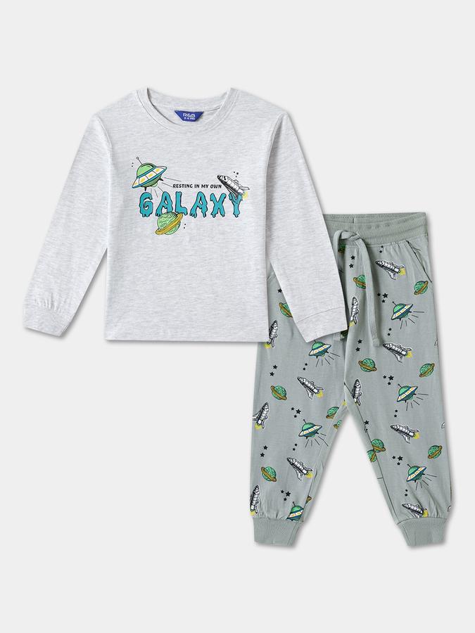 R&B Boys' Multi Printed Co-ord Set
