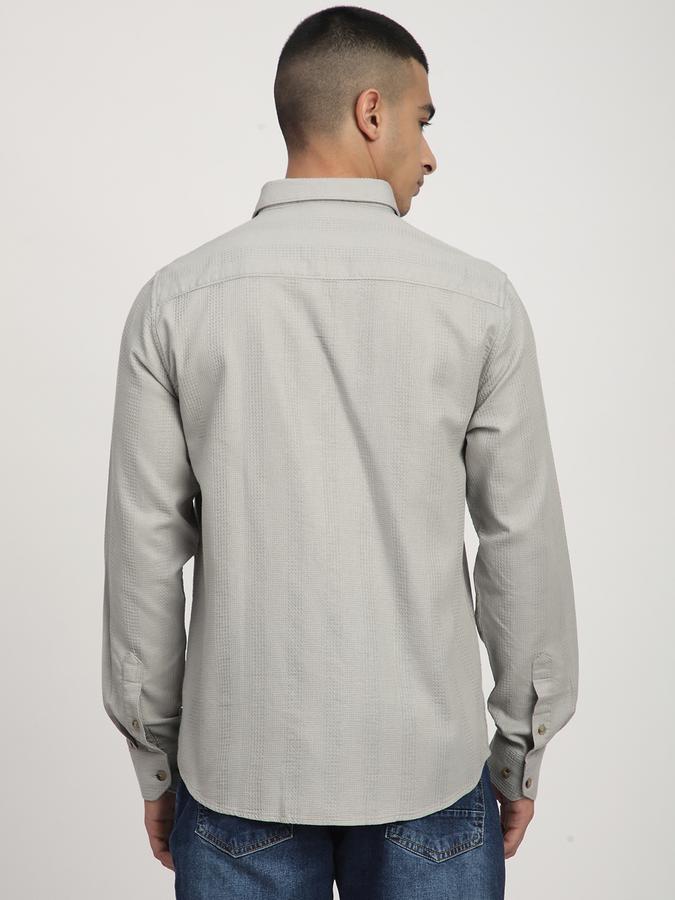 Mens Casual LONG SLEEVES shirt-Regular Fit image number 2