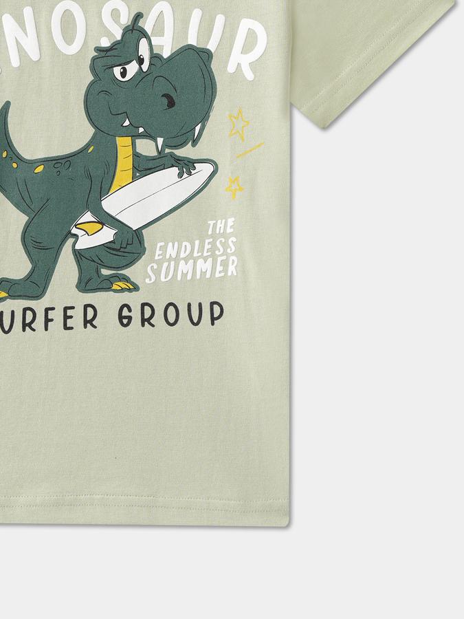 Boys Regular Fit Short Sleeve Crew Neck T-Shirt