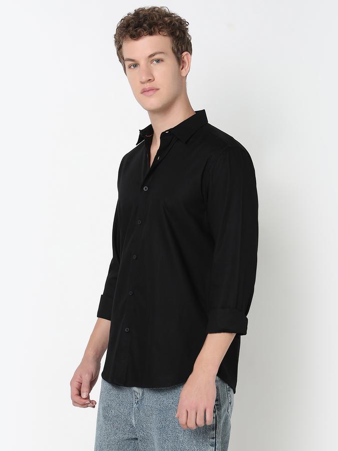 R&B MEN'S FULL SLEEVE Solid SHIRT image number 2