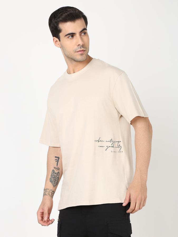 Men Printed Regular Fit Crew-Neck T-Shirt  data-index=