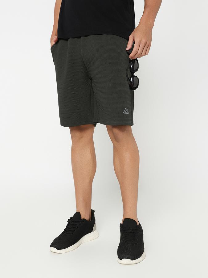 Men Solid Shorts image number 0