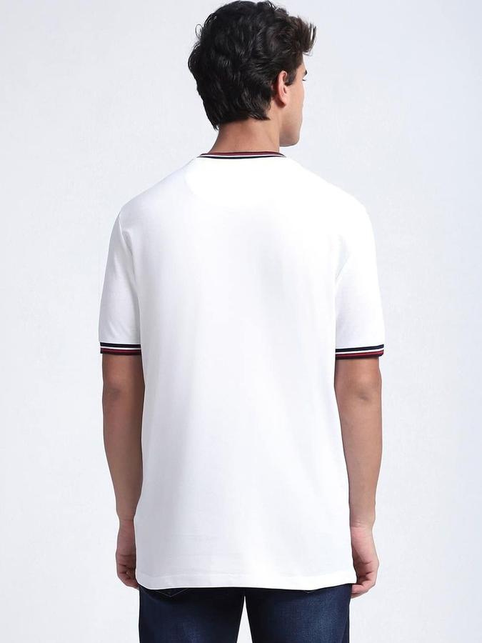 Men Cotton Regular Fit Crew Neck Graphic T-shirt