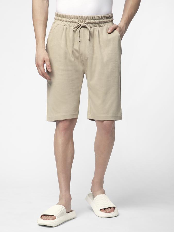 Boys Cotton Regular Fit Drawstring Clean Hem Shorts