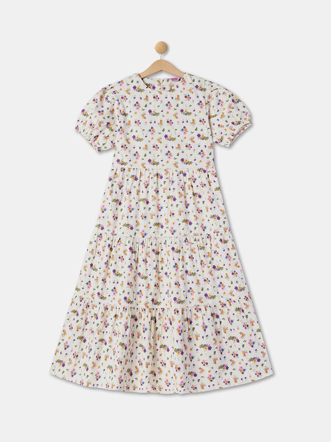R&B Girls White Casual Dresses