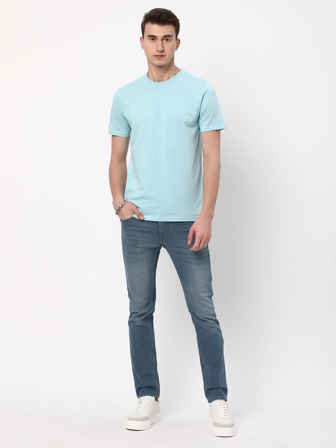 Men Regular Fit Round-Neck T-Shirt image number 1