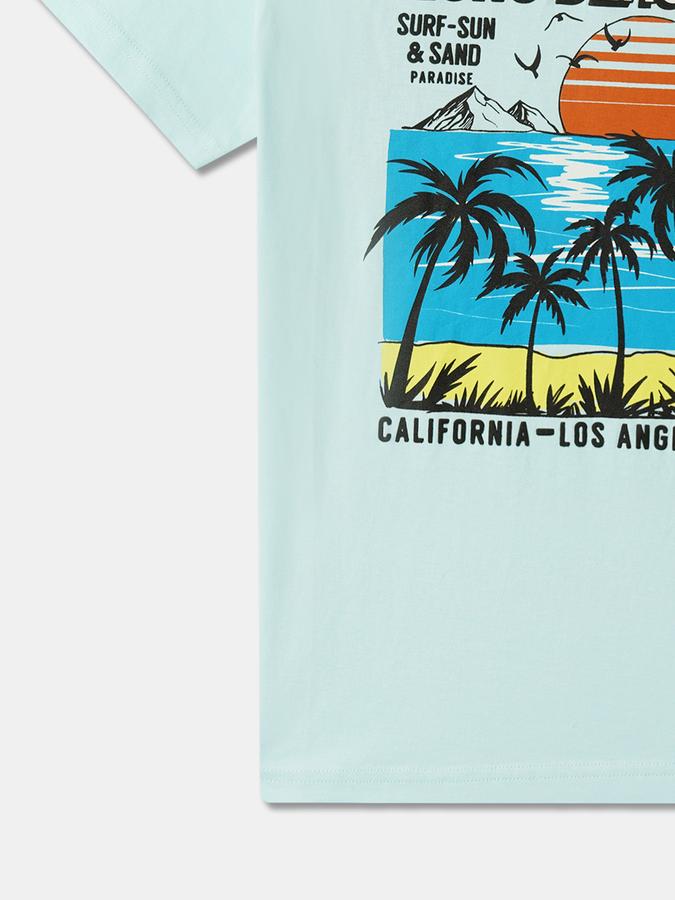 Boy Graphic Print Round-Neck T-Shirt image number 3