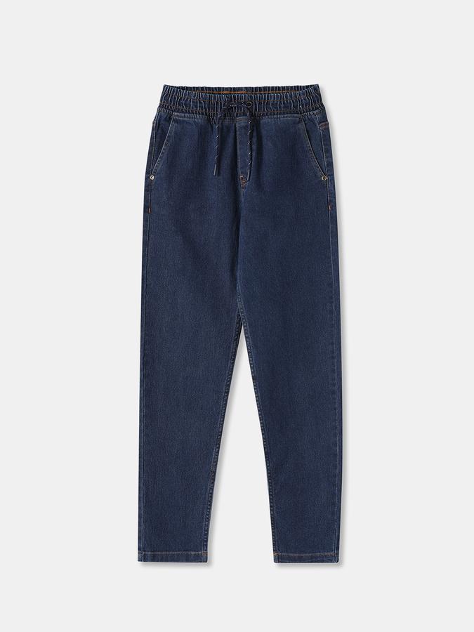 Boys Blend Regular Fit Mid Rise Solid Jeans