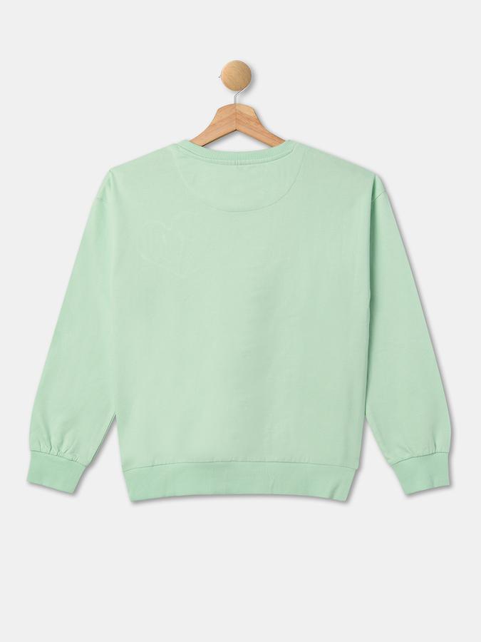 Girls Embroidered Regular Fit Sweatshirt image number 1
