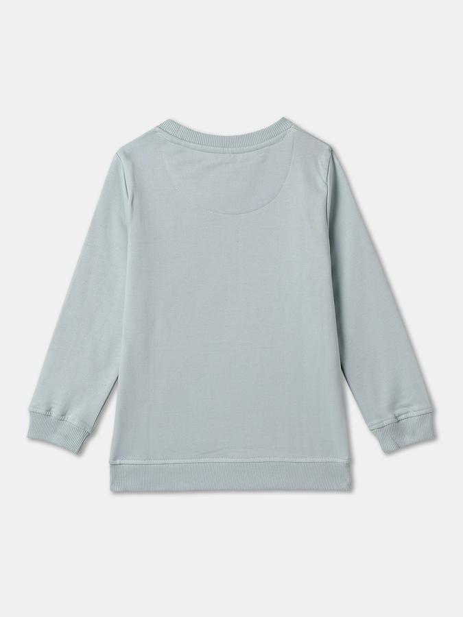 Girls Graphic Regular Fit Full Sleeve Crew Neck SweaT-Shirt