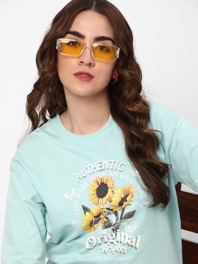 Women Graphic Print Round-Neck Sweatshirt image number 0