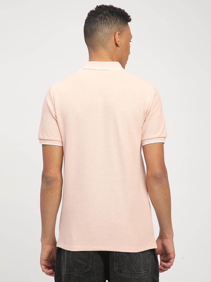 Men Polycotton Slim Fit Polo Neck Solid T-shirt