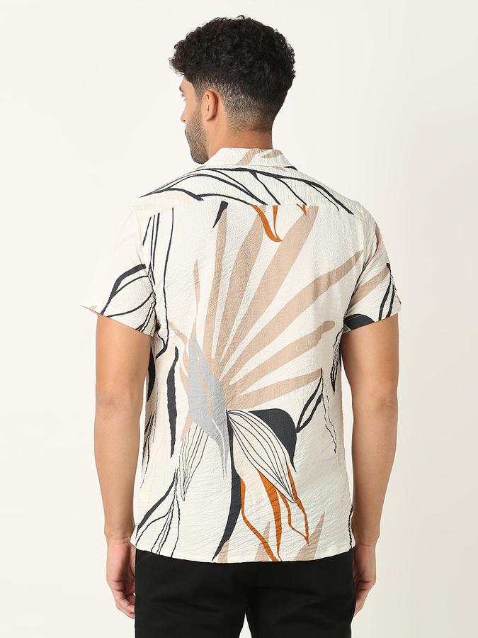 Men Tropical Print Regular Fit Shirt image number 3
