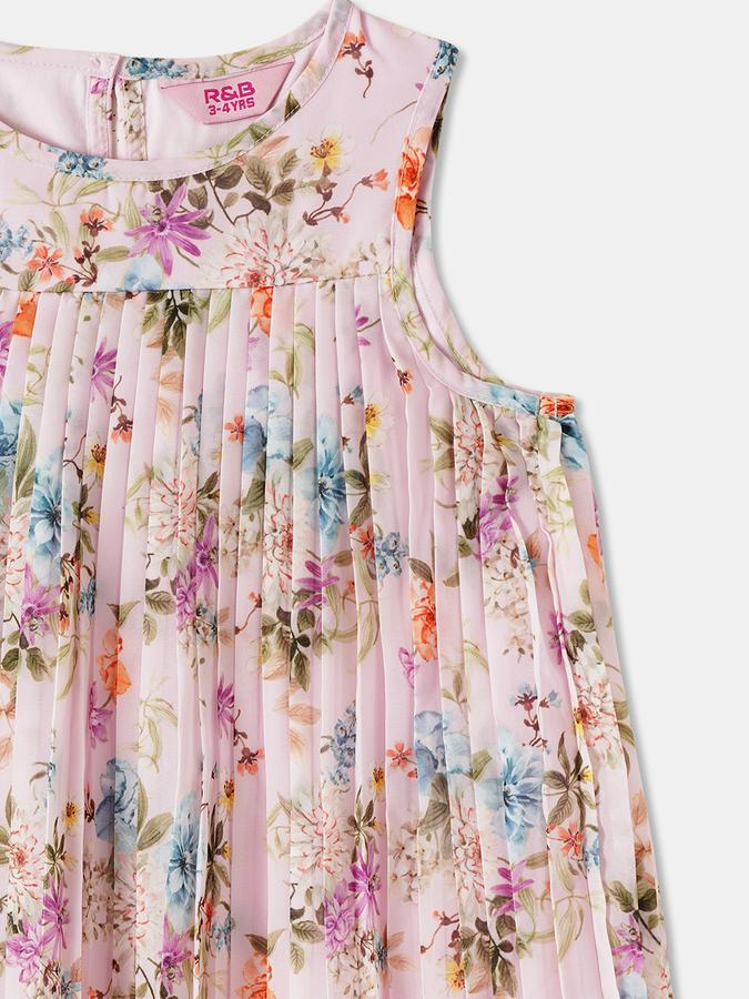 R&B Girls Midi/Knee Length Casual Dress , Sleeveless image number 2