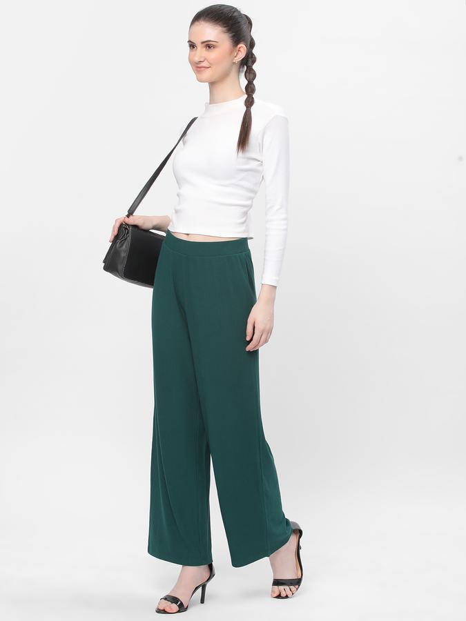 R&B Women's Flared Rib Pants image number 1