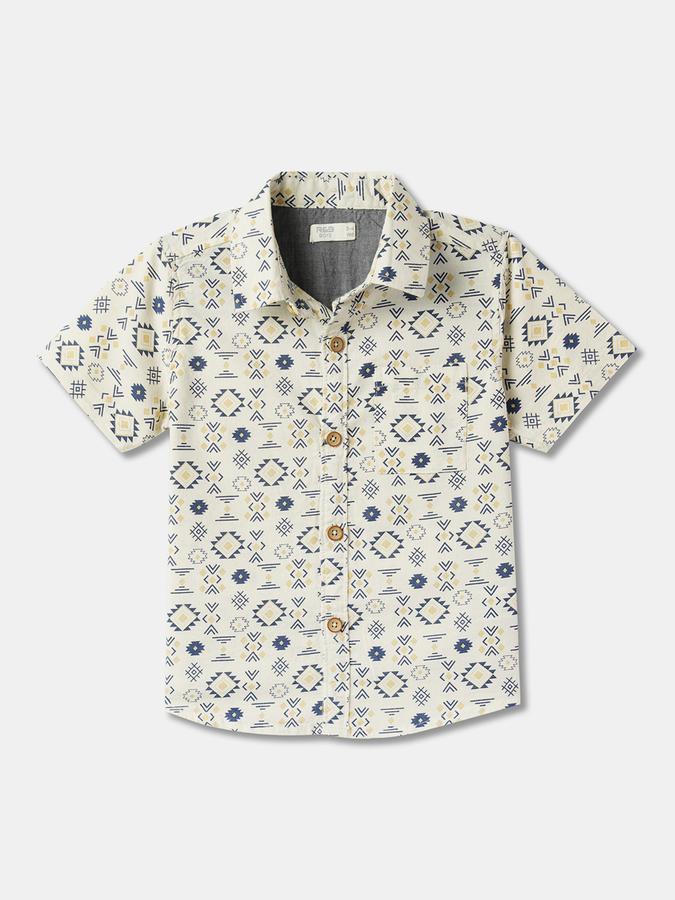 Boys Printed Shirt & Shorts Set image number 2