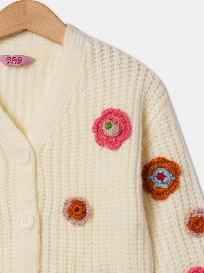 Girls Self-Design Cardigan image number 2