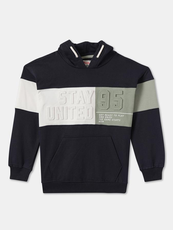 Full Sleeve Color Block Boys Sweatshirt image number 0