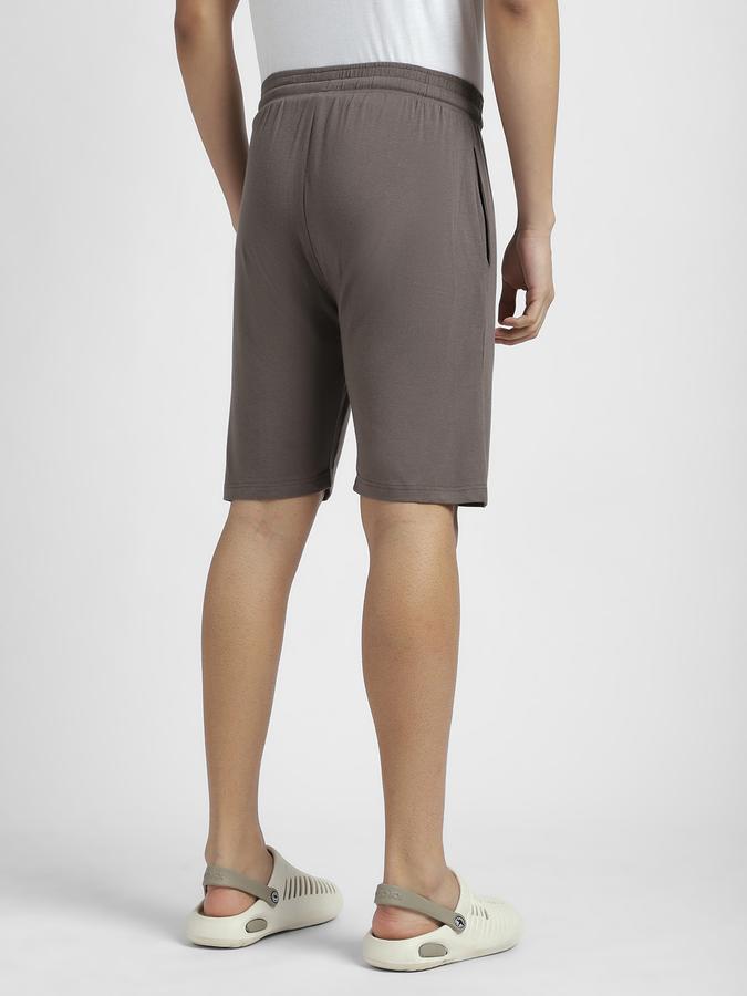 Men Cotton Modal Relaxed Fit Drawstring Waist Solid Sleep Shorts