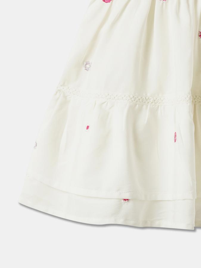 Girls Printed A-Line Dress image number 3