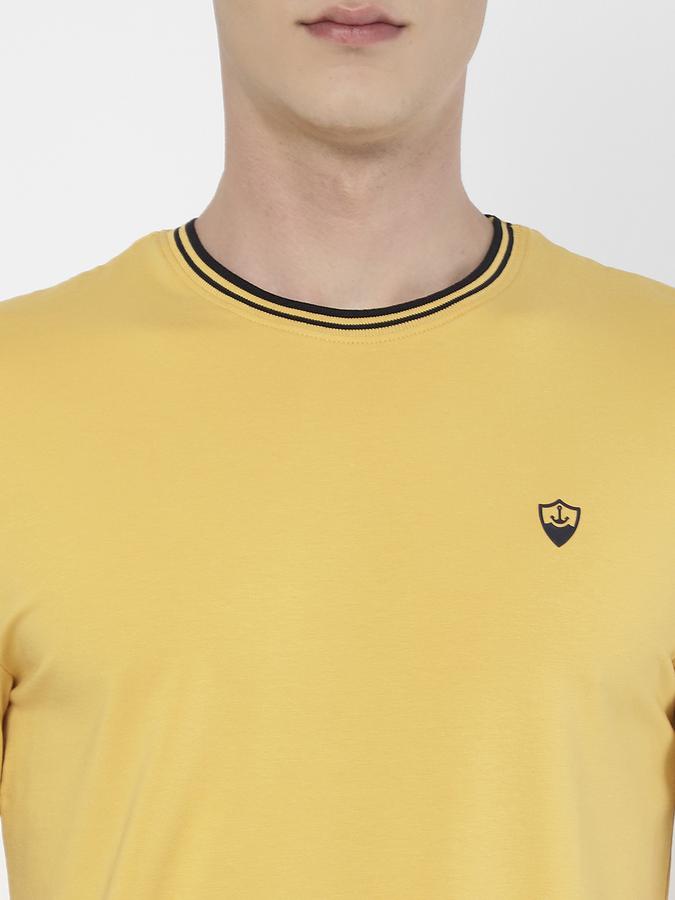 R&B Men Yellow T-Shirt image number 3