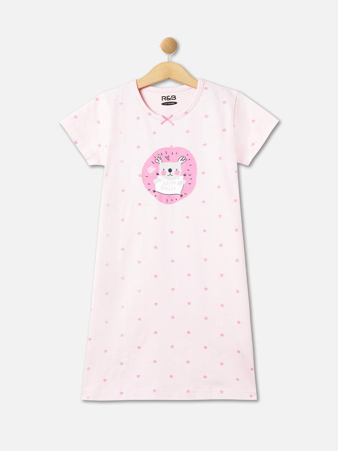 R&B Girls Pink Sleepshirts image number 0