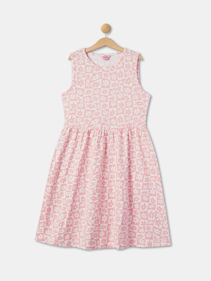 R&B Girls White Casual Dresses