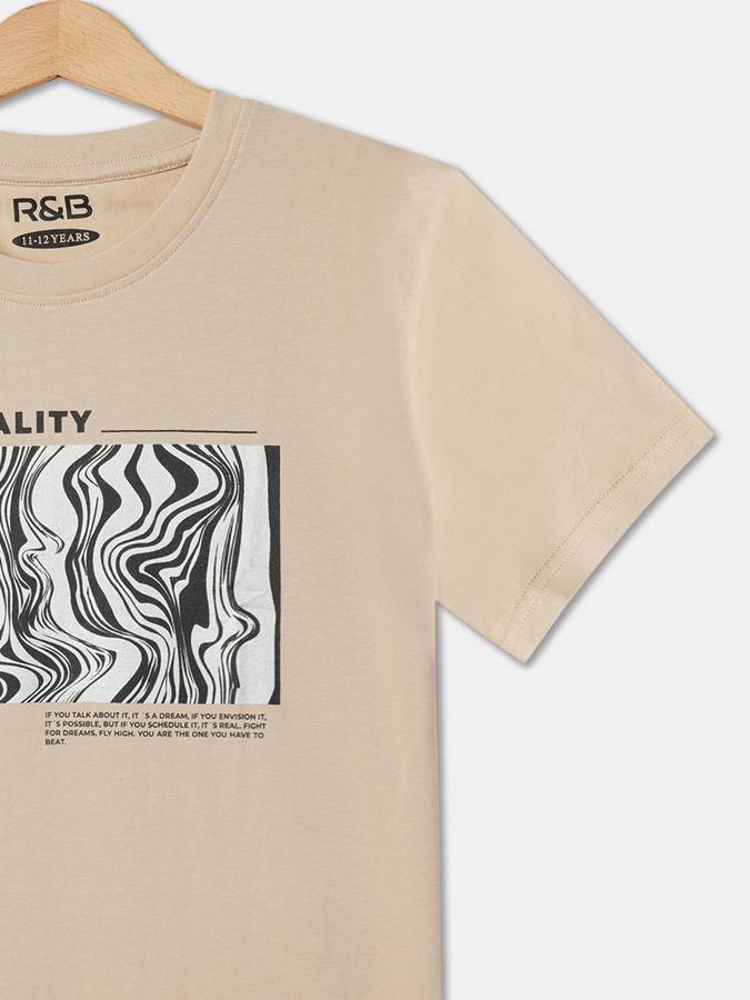 Boys Relaxed Fit Round-Neck T-Shirt image number 2