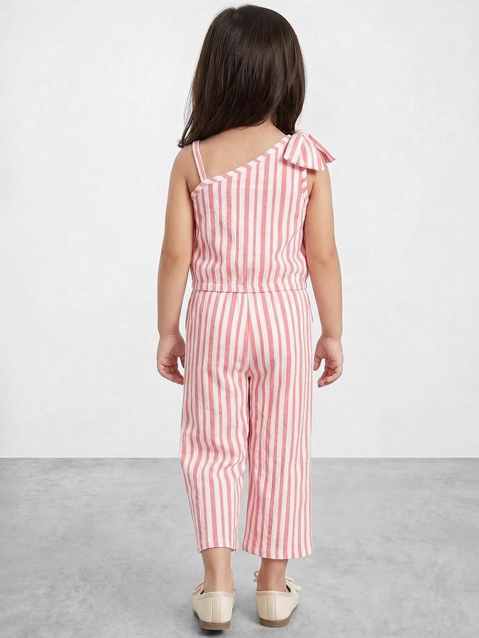 R&B Pink Cotton Blend Girl Clothing Set