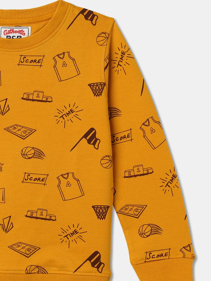 Full Sleeve Graphic Print Boys Sweatshirt image number 2