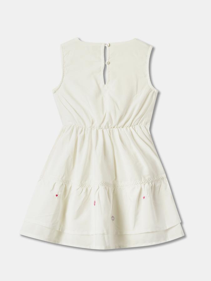 Girls Printed A-Line Dress image number 1