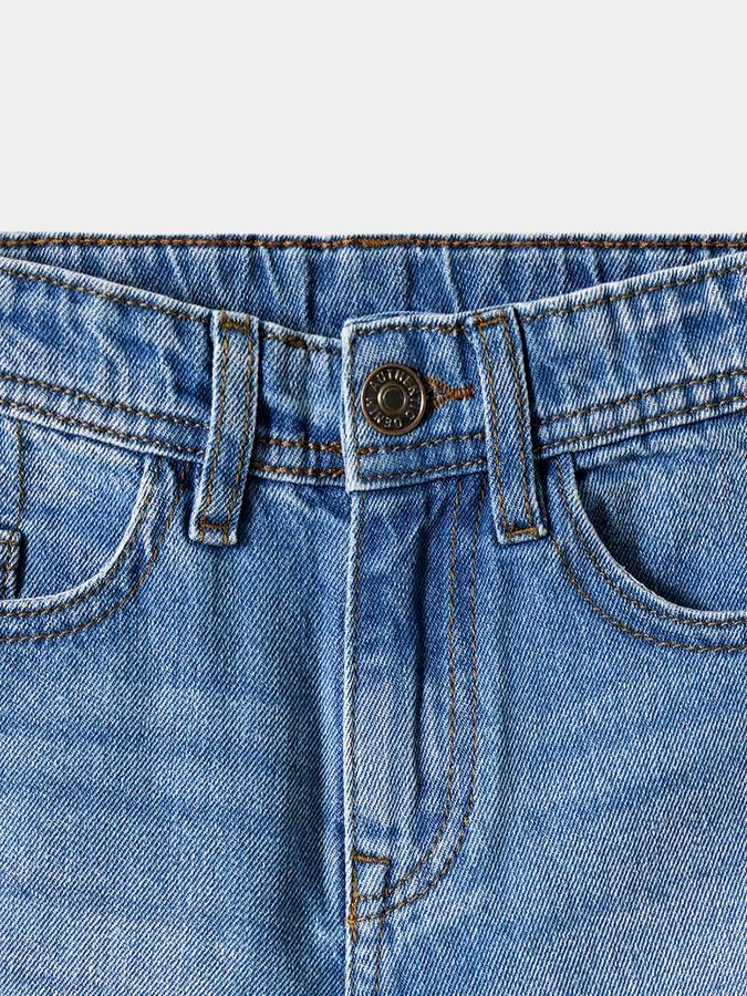 Boys Cotton Regular Fit Zipper Fly Clean Hem Shorts
