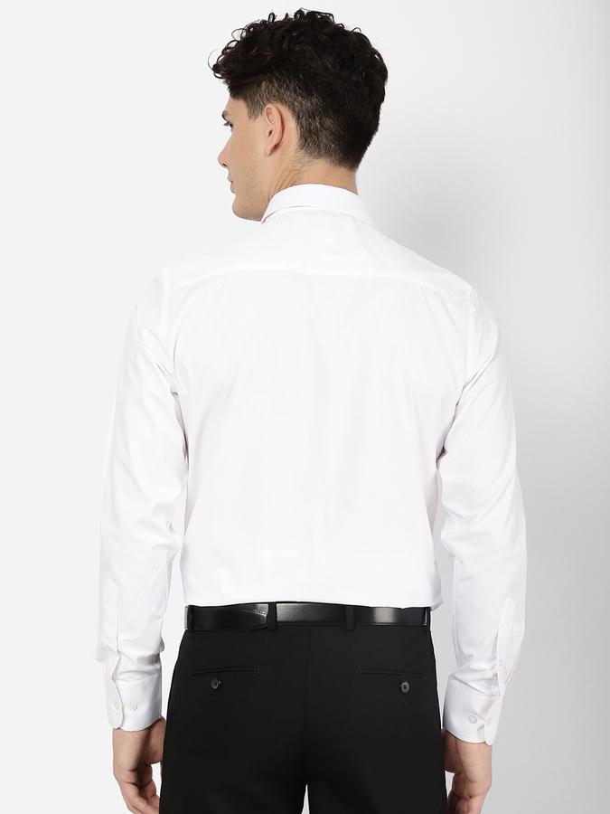 R&B Men White Formal Shirts image number 2